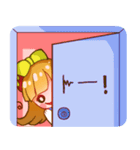 Yui Yui Cute Girl（個別スタンプ：4）
