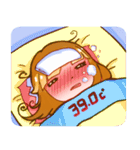 Yui Yui Cute Girl（個別スタンプ：11）