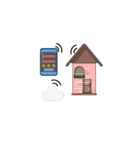 Life and technology（個別スタンプ：5）