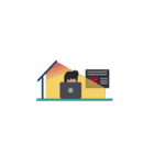 Life and technology（個別スタンプ：8）