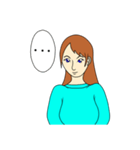 Easy Going Girl（個別スタンプ：1）