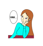 Easy Going Girl（個別スタンプ：5）