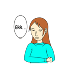 Easy Going Girl（個別スタンプ：6）