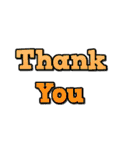 Thank you 3（個別スタンプ：1）
