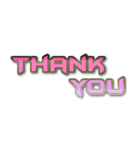 Thank you 3（個別スタンプ：6）