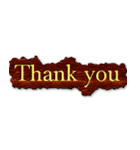 Thank you 3（個別スタンプ：7）