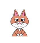 I am a cute fox.（個別スタンプ：11）