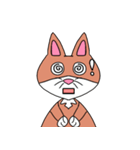 I am a cute fox.（個別スタンプ：14）