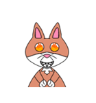 I am a cute fox.（個別スタンプ：15）