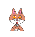 I am a cute fox.（個別スタンプ：16）