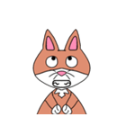 I am a cute fox.（個別スタンプ：17）