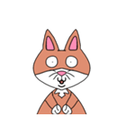 I am a cute fox.（個別スタンプ：24）