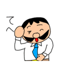 偉そうなヒゲのサラリーマン「ヒゲさん8」（個別スタンプ：4）