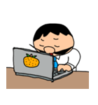 偉そうなヒゲのサラリーマン「ヒゲさん8」（個別スタンプ：14）