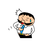 偉そうなヒゲのサラリーマン「ヒゲさん8」（個別スタンプ：19）