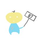 小さな黃人々（個別スタンプ：11）