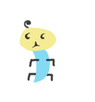 小さな黃人々（個別スタンプ：13）