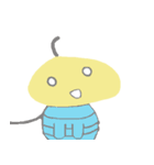 小さな黃人々（個別スタンプ：32）