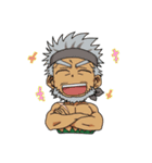 ジャングルに住む青年達（個別スタンプ：3）