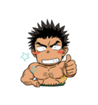 ジャングルに住む青年達（個別スタンプ：4）