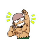 ジャングルに住む青年達（個別スタンプ：11）