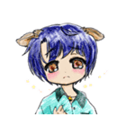 カピバラ系少年まにょたん（個別スタンプ：6）