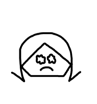 外ハネ娘。（個別スタンプ：4）