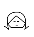 外ハネ娘。（個別スタンプ：13）