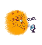 color fur cat（個別スタンプ：16）