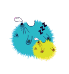 color fur cat（個別スタンプ：20）