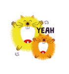 color fur cat（個別スタンプ：26）