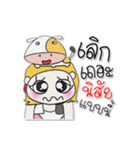 yellow girl and doggy（個別スタンプ：5）