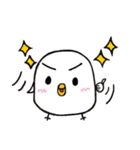 まるっとシロいトリ【日常パック】（個別スタンプ：12）