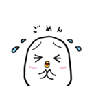 まるっとシロいトリ【日常パック】（個別スタンプ：14）