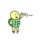 Little Golden turtle's life time（個別スタンプ：1）