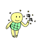 Little Golden turtle's life time（個別スタンプ：5）