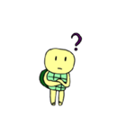 Little Golden turtle's life time（個別スタンプ：7）
