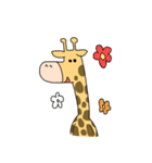 ゾウとキリンのあいさつと敬語のスタンプ（個別スタンプ：13）