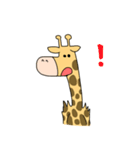ゾウとキリンのあいさつと敬語のスタンプ（個別スタンプ：21）
