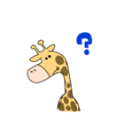ゾウとキリンのあいさつと敬語のスタンプ（個別スタンプ：22）