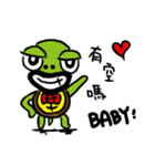Lazy turtle III - just want to say（個別スタンプ：3）
