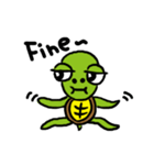 Lazy turtle III - just want to say（個別スタンプ：28）