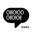 Binary 101010（個別スタンプ：14）