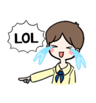 Boy in pink！（個別スタンプ：14）