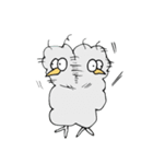 ほこりくんとにわとりくん（個別スタンプ：4）