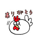 ほこりくんとにわとりくん（個別スタンプ：28）