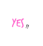 文字❷（個別スタンプ：16）