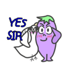 Life eggplant（個別スタンプ：35）
