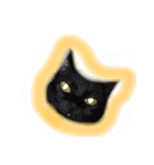 黒猫モモ（個別スタンプ：4）
