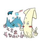 魚々っとイルカ君と海の仲間たち（個別スタンプ：3）